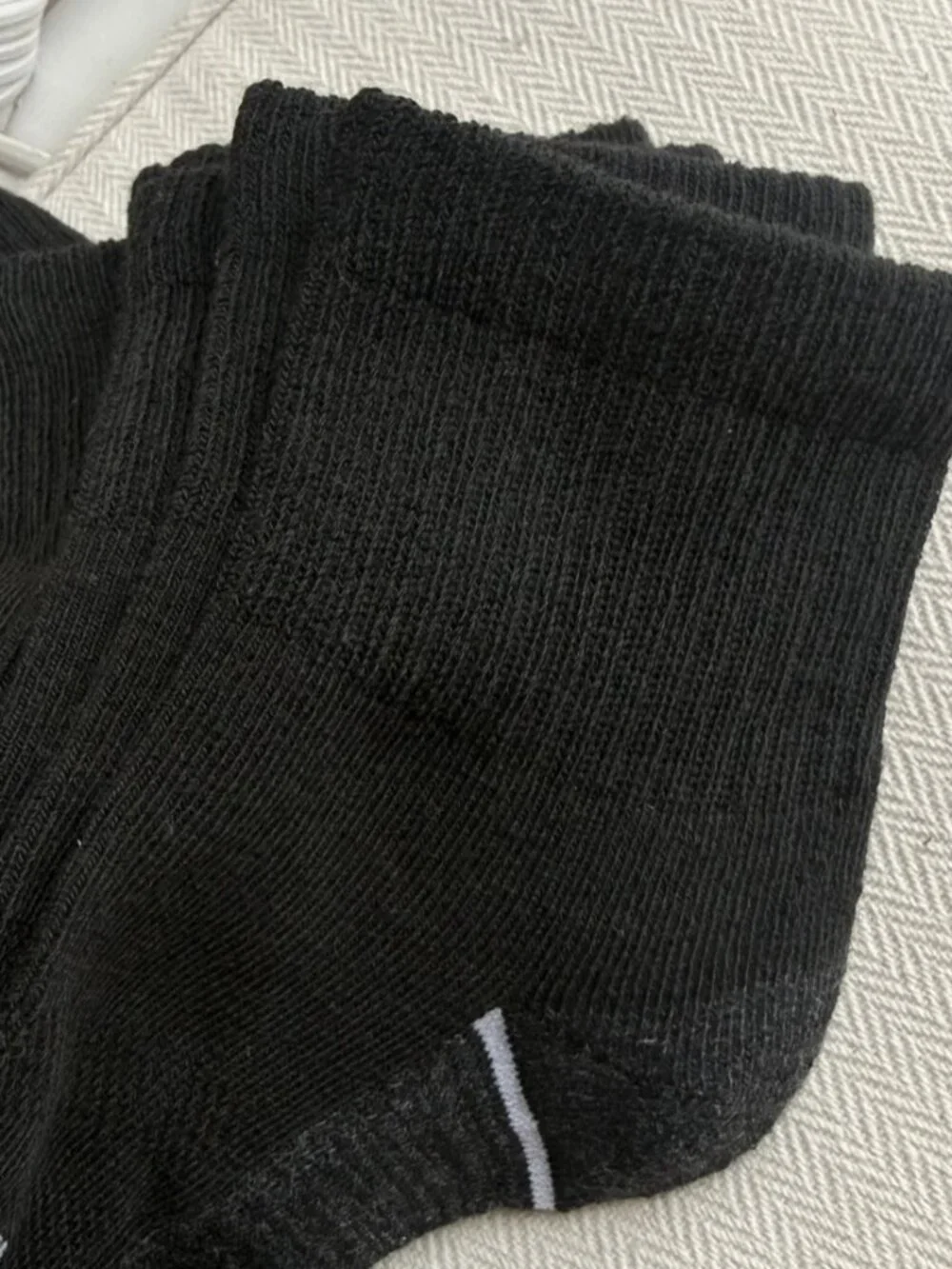 Champion Women's Performance Cushion Quarter Socks 6-Pack Size 4-10 Black NWT